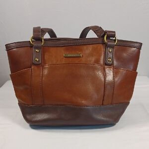 Stone & Co Genuine Brown Leather Shoulder Purse